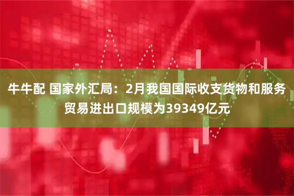 牛牛配 国家外汇局：2月我国国际收支货物和服务贸易进出口规模为39349亿元